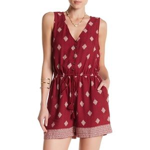 ❌SOLD❌ Lucky Brand Printed Romper